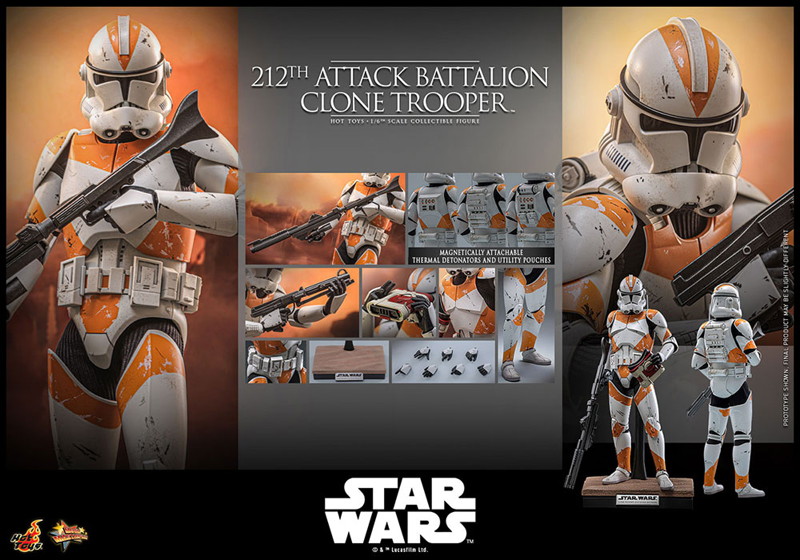 【ムービー・マスターピース】 『スター・ウォーズ エピソード3/シスの復讐』1/6スケールフィギュア クローン・トルーパー（第212突撃大隊）