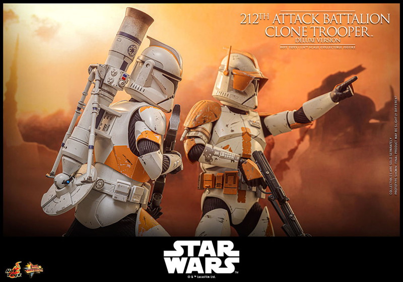 【ムービー・マスターピース】 『スター・ウォーズ エピソード3/シスの復讐』1/6スケールフィギュア クローン・トルーパー（第212突撃大隊/デラックス版）