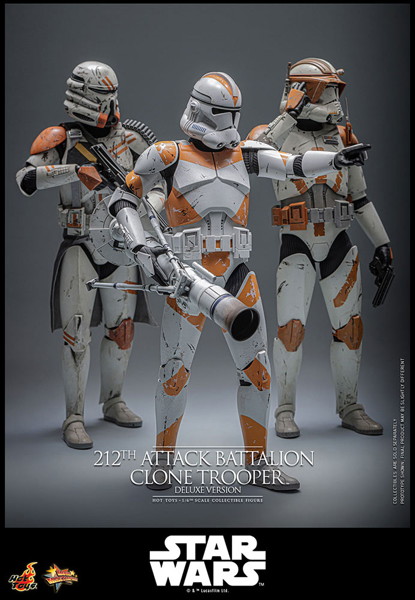 【ムービー・マスターピース】 『スター・ウォーズ エピソード3/シスの復讐』1/6スケールフィギュア クローン・トルーパー（第212突撃大隊/デラックス版）