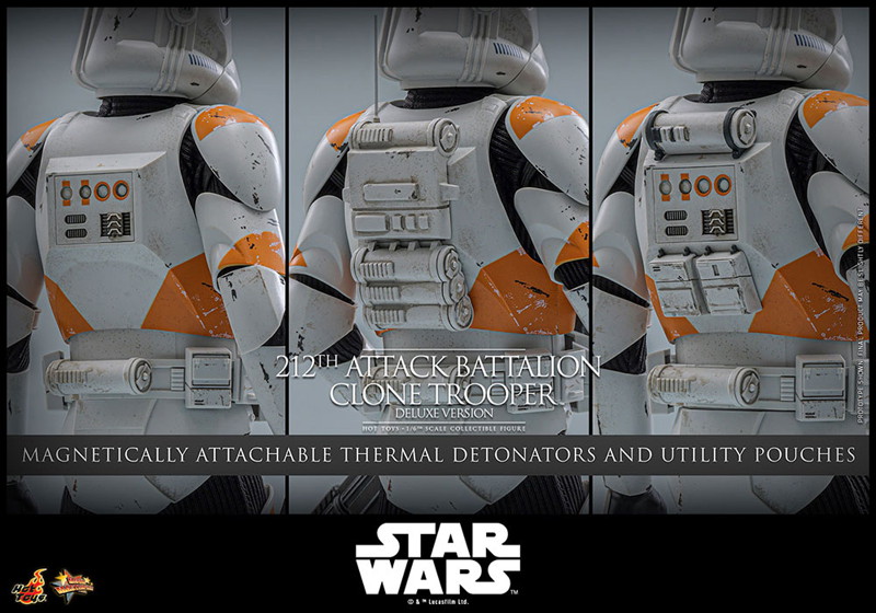 【ムービー・マスターピース】 『スター・ウォーズ エピソード3/シスの復讐』1/6スケールフィギュア クローン・トルーパー（第212突撃大隊/デラックス版）