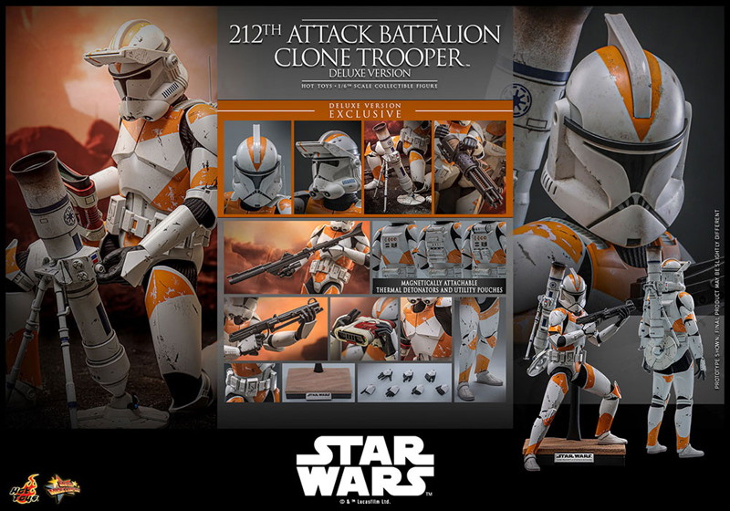 【ムービー・マスターピース】 『スター・ウォーズ エピソード3/シスの復讐』1/6スケールフィギュア クローン・トルーパー（第212突撃大隊/デラックス版）