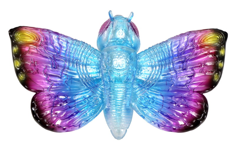 【再販】CCP ミドルサイズシリーズ ゴジラEX【第6弾】モスラ(1992)クリアブルーピンク Ver.