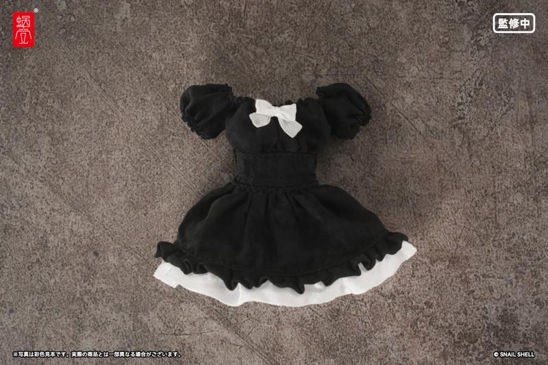 パフスリーブワンピース(ブラック)(ドール用) 画像9