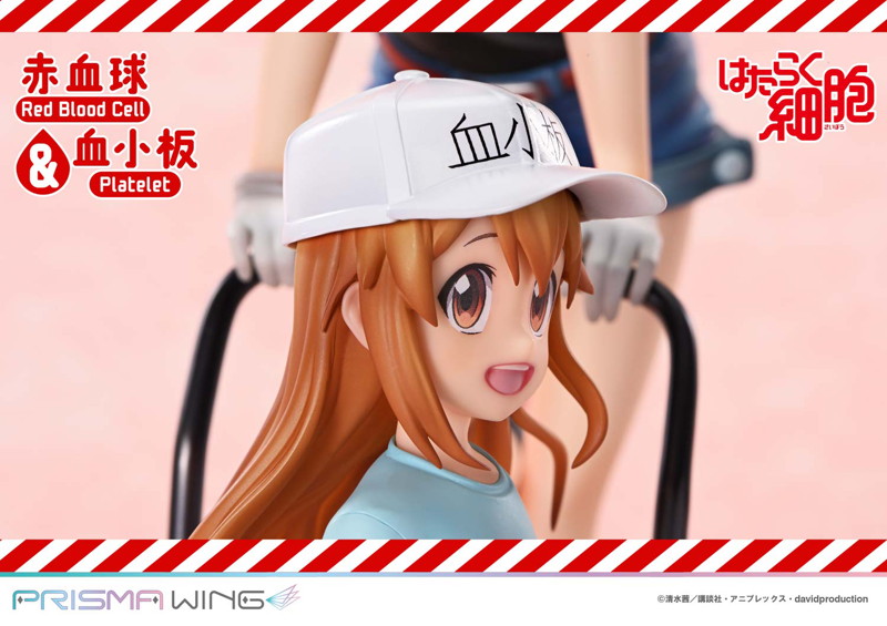 PRISMA WINGはたらく細胞！！ 赤血球＆血小板 Non Scale 完成品フィギュア 画像12
