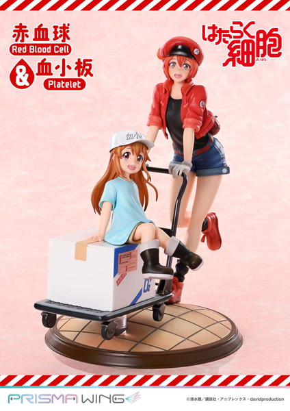 PRISMA WINGはたらく細胞！！ 赤血球＆血小板 Non Scale 完成品フィギュア 画像2