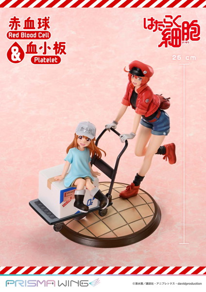 PRISMA WINGはたらく細胞！！ 赤血球＆血小板 Non Scale 完成品フィギュア 画像3