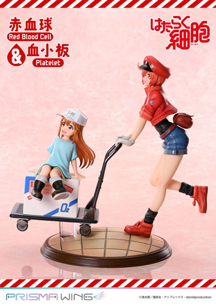 PRISMA WINGはたらく細胞！！ 赤血球＆血小板 Non Scale 完成品フィギュア 画像4