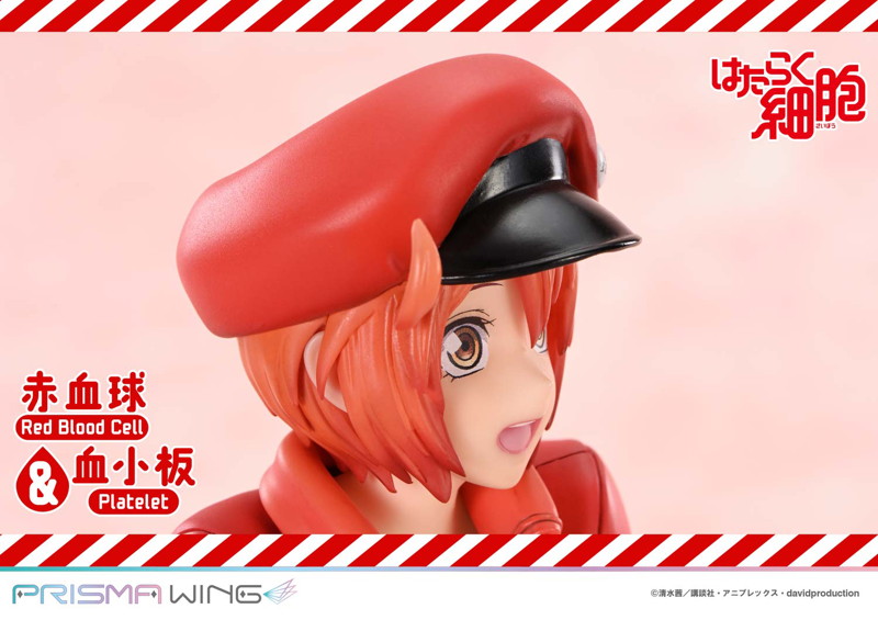 PRISMA WINGはたらく細胞！！ 赤血球＆血小板 Non Scale 完成品フィギュア 画像9