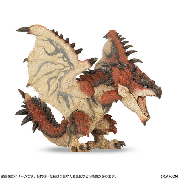 カプコンフィギュアビルダー ソフビモデル リオレウス モンスターハンターのサムネイル画像