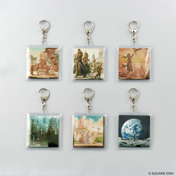 【BOX販売】ファイナルファンタジー XIV ミュージックコレクションキーチェーン バイナルシリーズ Vol. 1 （全6種） 1BOX:6個入