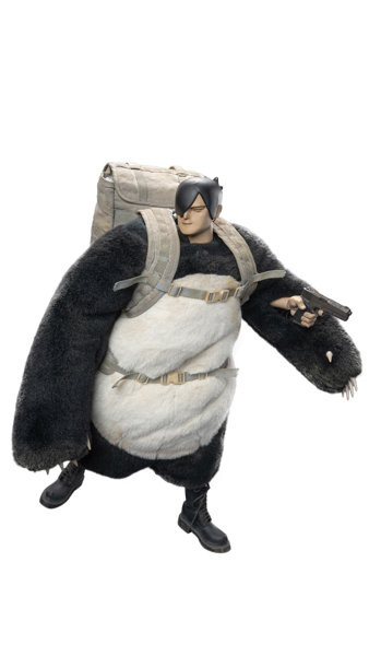Adventure Kartel Series DIRTY BOI PANDA HANDSOME WU Action Figure