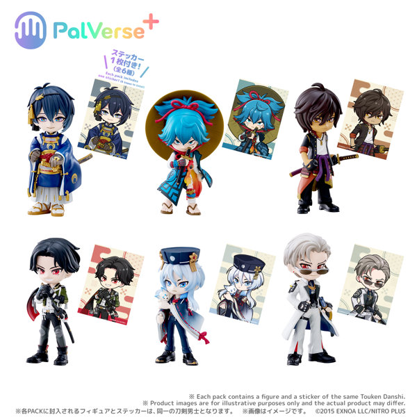 PalVerse＋ 刀剣乱舞ONLINE vol.1 （全6種） 1BOX:6個入