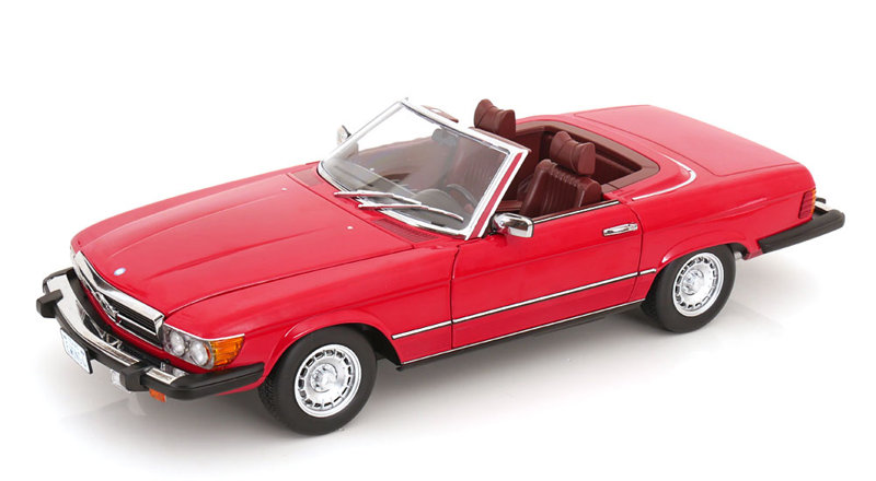 Mercedes 450 SL R107 1979 US-Version with removable Softtop レッド 28,561円
