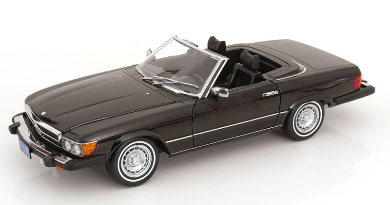 Mercedes 450 SL R107 1979 US-Version with removable Softtop ブラック
