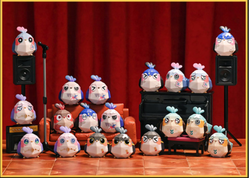 崩壊:スターレイル 折り紙の小鳥マッチ テーマミニブラインドパック（1BOX=12個入）のサムネイル画像