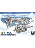 AFQ006 デフォルメ飛行機 F-16C ファイティングファルコン