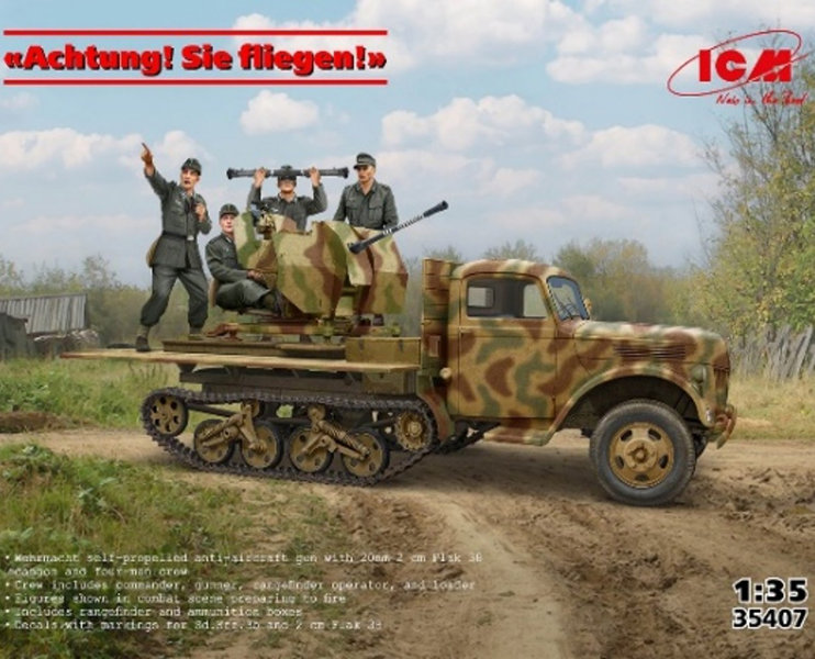 35407 1/35 Sd.Kfz.3b w/ 2cmFlak38＆クルー 7,577円