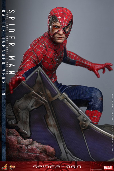 【ムービー・マスターピース】 『スパイダーマン』1/6スケールフィギュア スパイダーマン（バトルダメージ版）
