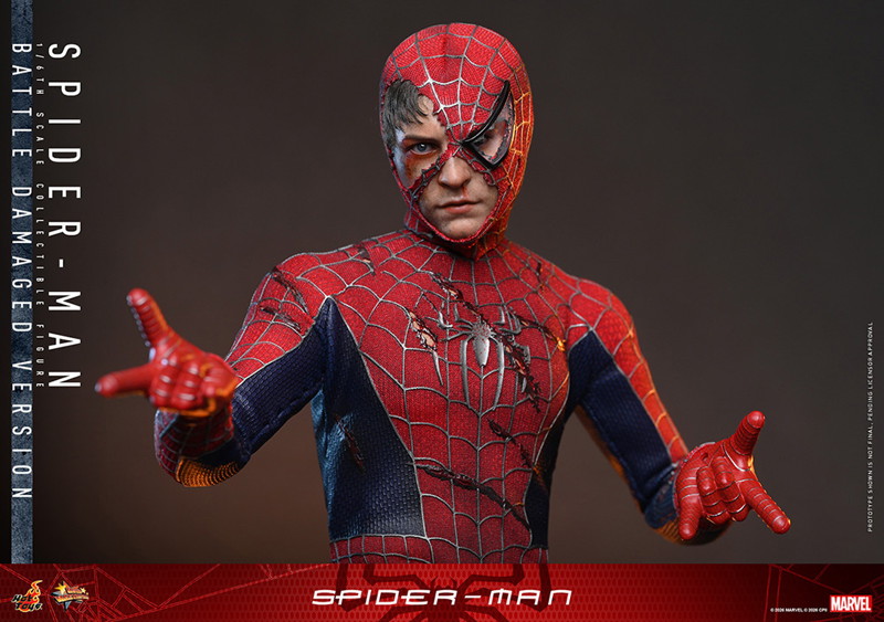 【ムービー・マスターピース】 『スパイダーマン』1/6スケールフィギュア スパイダーマン（バトルダメージ版）