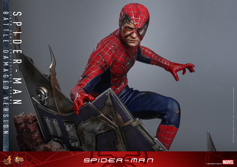 【ムービー・マスターピース】 『スパイダーマン』1/6スケールフィギュア スパイダーマン（バトルダメージ版）