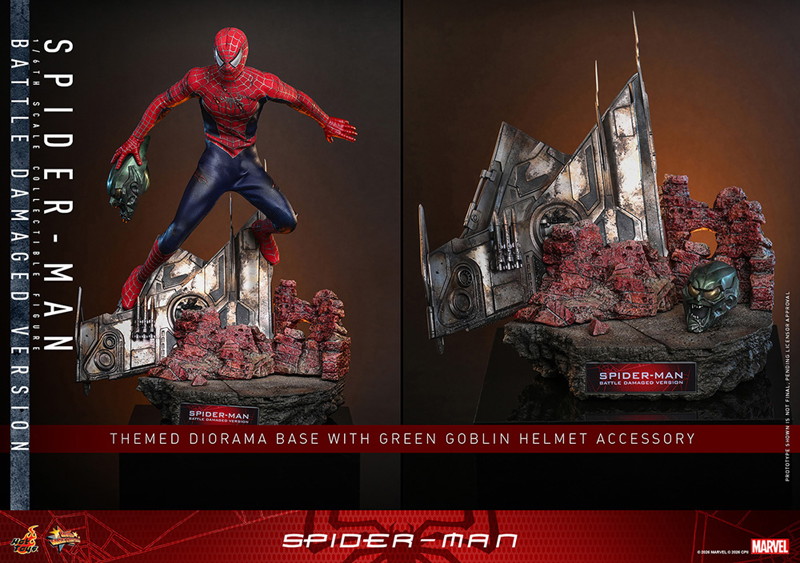 【ムービー・マスターピース】 『スパイダーマン』1/6スケールフィギュア スパイダーマン（バトルダメージ版）