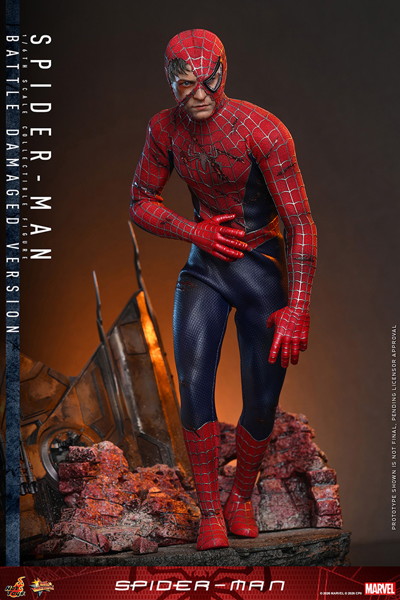 【ムービー・マスターピース】 『スパイダーマン』1/6スケールフィギュア スパイダーマン（バトルダメージ版）