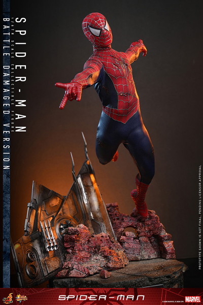 【ムービー・マスターピース】 『スパイダーマン』1/6スケールフィギュア スパイダーマン（バトルダメージ版）