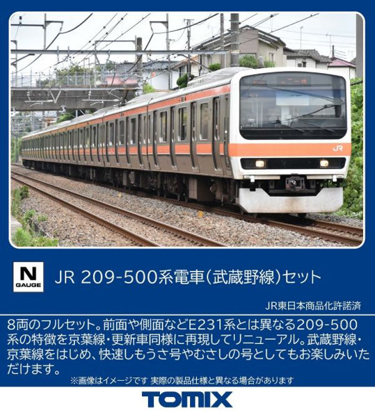 97617 209-500系通勤電車（武蔵野線）セット（8両）