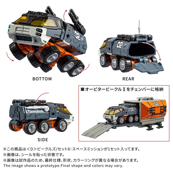 ＜D＞ビークルズ/セット8:スペースミッション ダイアクロン