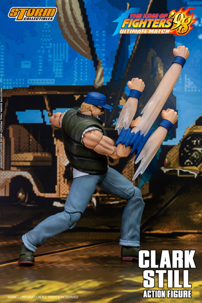 ザ・キング・オブ・ファイターズ ’98 アルティメットマッチ アクションフィギュア クラーク・スティル