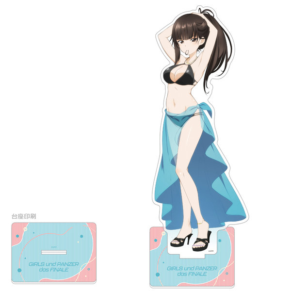 DMM.com [描き下ろし特大アクリルスタンド（西住しほ/リゾート水着