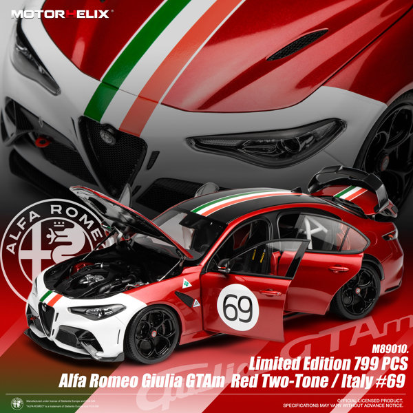 Alfa Romeo Giulia GTAm Red Two-Tone/ltaly ＃69 47,781円