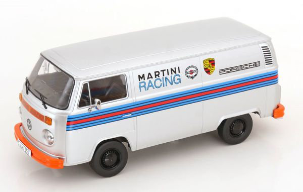 VW T2b Kastenwagen Porsche Martini Racing 1972 シルバー