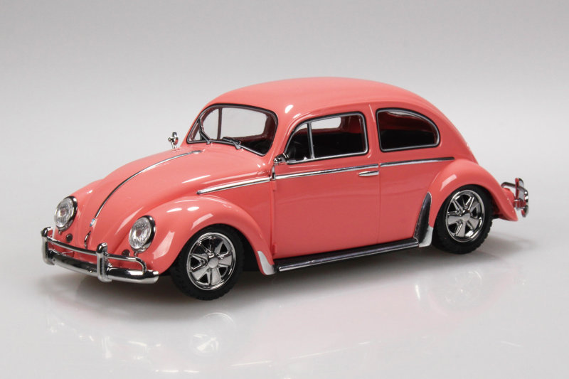 楽プラ スナップキット 1/32 フォルクスワーゲン ビートル カスタム（コーラルピンク） 【20CU-CP】