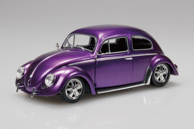 楽プラ スナップキット 1/32 フォルクスワーゲン ビートル カスタム（メタリックパープル） 【20CU-MP】