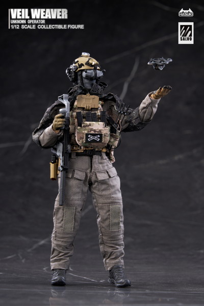 WM-07 偵察強化キット 1/12 アクションフィギュア用完成品オプションパーツ SALVOシリーズ