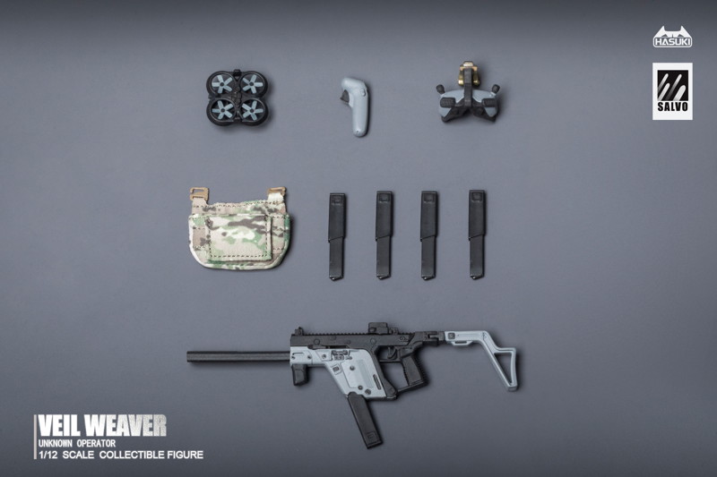 WM-07 偵察強化キット 1/12 アクションフィギュア用完成品オプションパーツ SALVOシリーズ