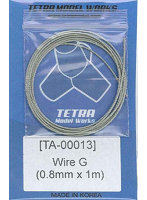 TA0013 ステンレスワイヤー0.8mm径×1m