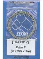 TA0012 ステンレスワイヤー0.7mm径×1m