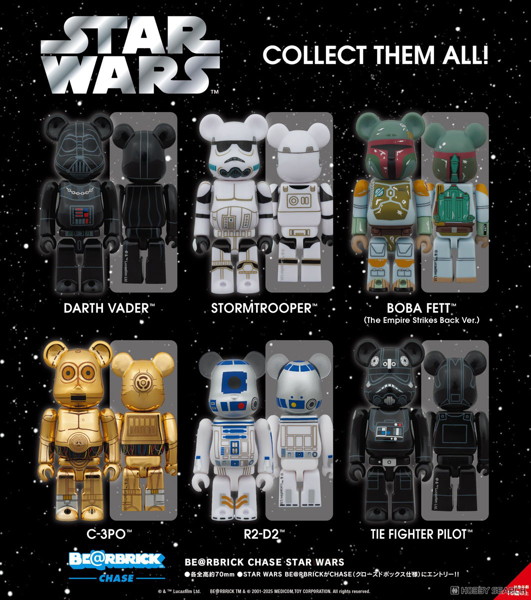 BE@RBRICK CHASE STAR WARS （1BOX=12個入）