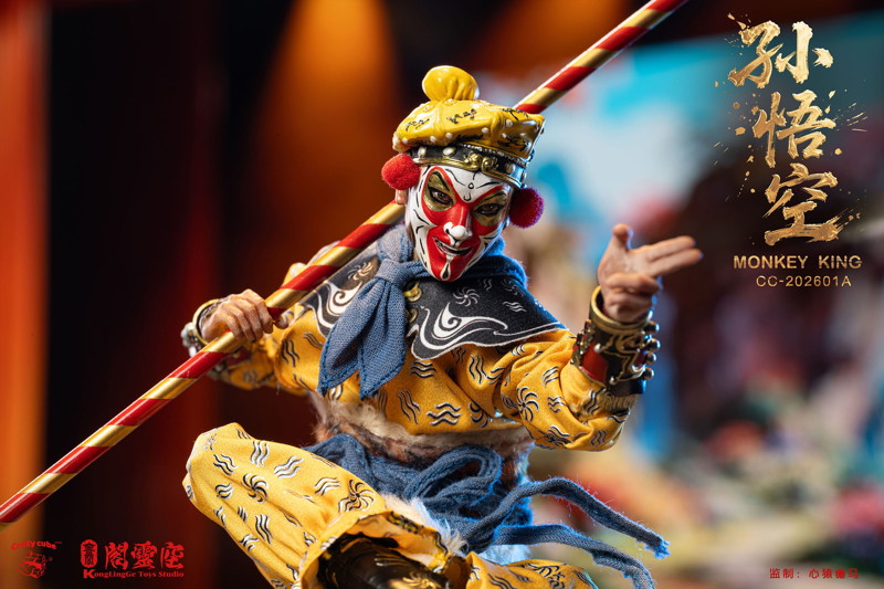 KongLingGe Toys Studio×Crazy Cube Studio CC-202601A 孫悟空 1/12スケール可動フィギュア（通常版）