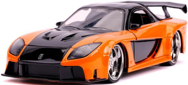 F＆F マツダ RX-7 オレンジ/ブラック （ハン）