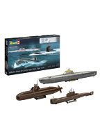 05186 1/144 ドイツ連邦軍70周年記念 海軍潜水艦3隻セット
