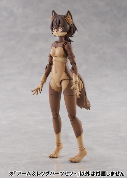KO-02RJW アーム＆レッグパーツセット 01 ［ニホンオオカミカラー］