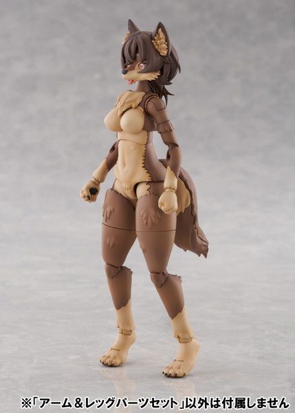 KO-02RJW アーム＆レッグパーツセット 01 ［ニホンオオカミカラー］