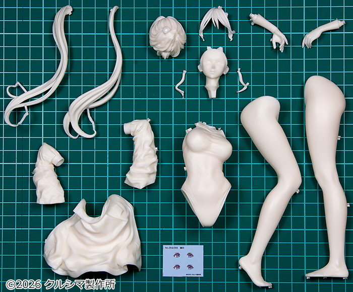 蓮玖（れんきゅう）さん ～新体操部の練習が始まります～ 成形色アイボリー original やすみちゃん