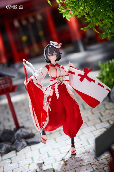 上藤桔梗 可動フィギュア 戦闘巫女