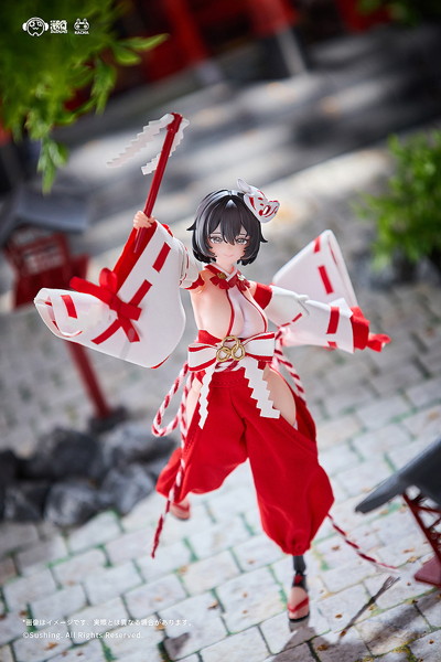 上藤桔梗 可動フィギュア 戦闘巫女
