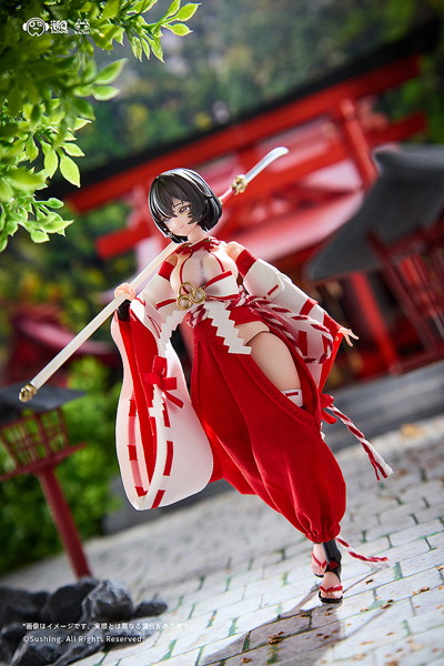 上藤桔梗 可動フィギュア 戦闘巫女