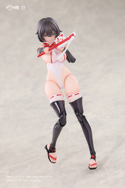 上藤桔梗 可動フィギュア 戦闘巫女